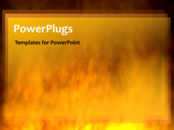 PowerPoint Template - Abstract fire background